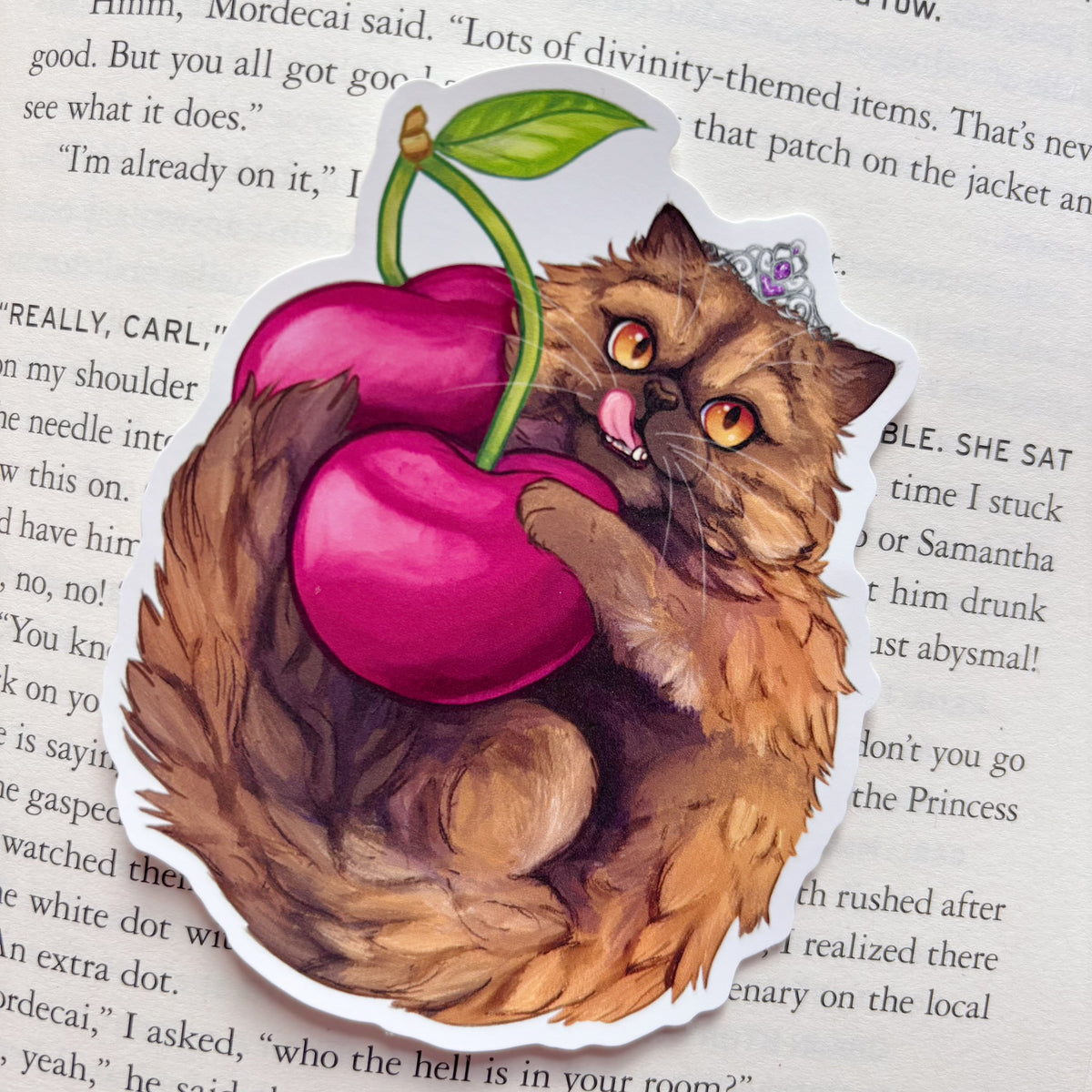 Princess Donut Dirty Shirley Cherries | Vinyl Sticker