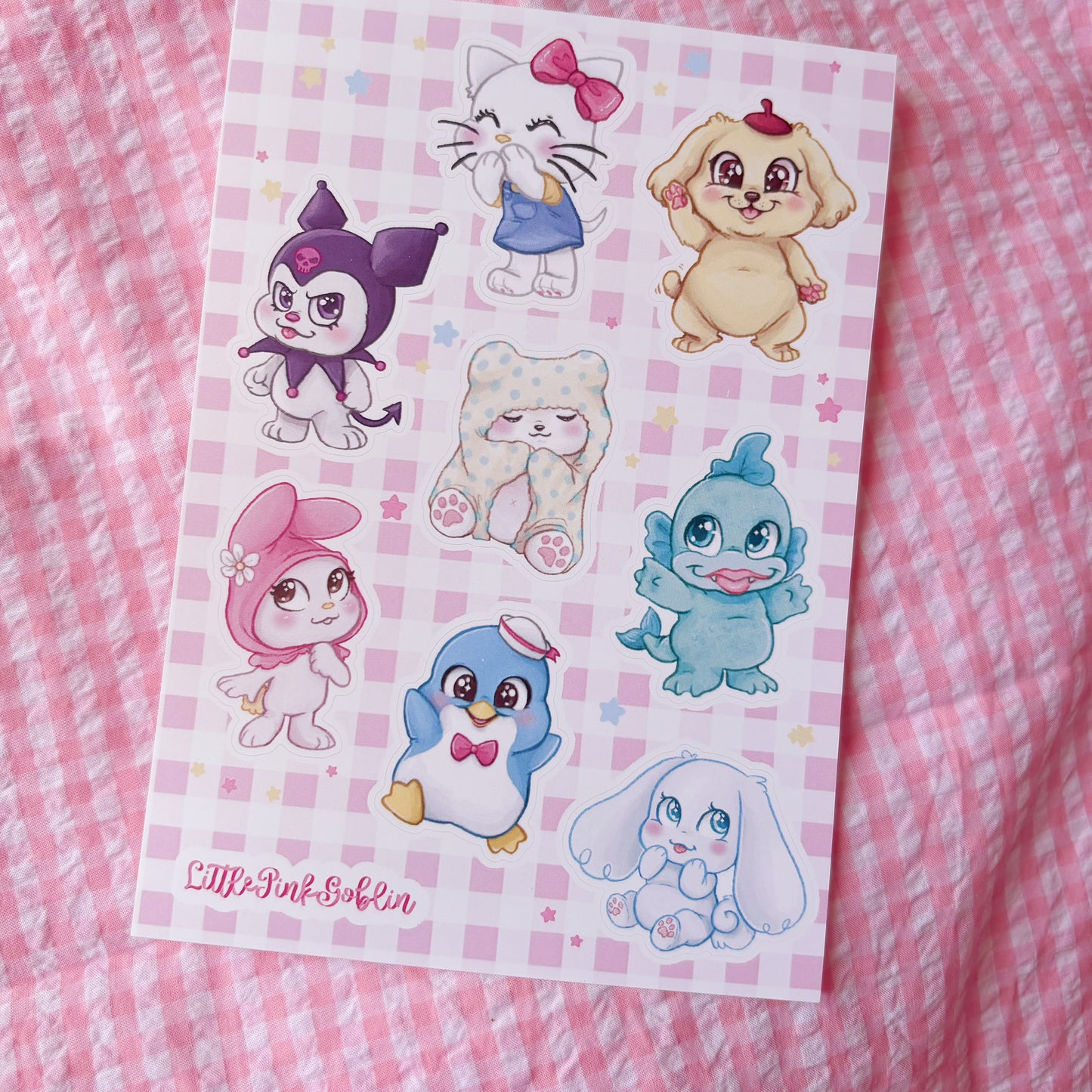 Sanrio-Inspired Cuties | Vinyl Sticker Sheet