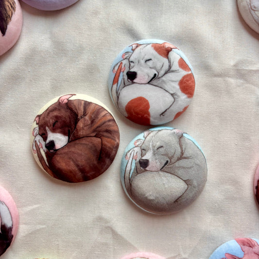 Paws & Dreams Plush Pin | Staffordshire Bull Terrier