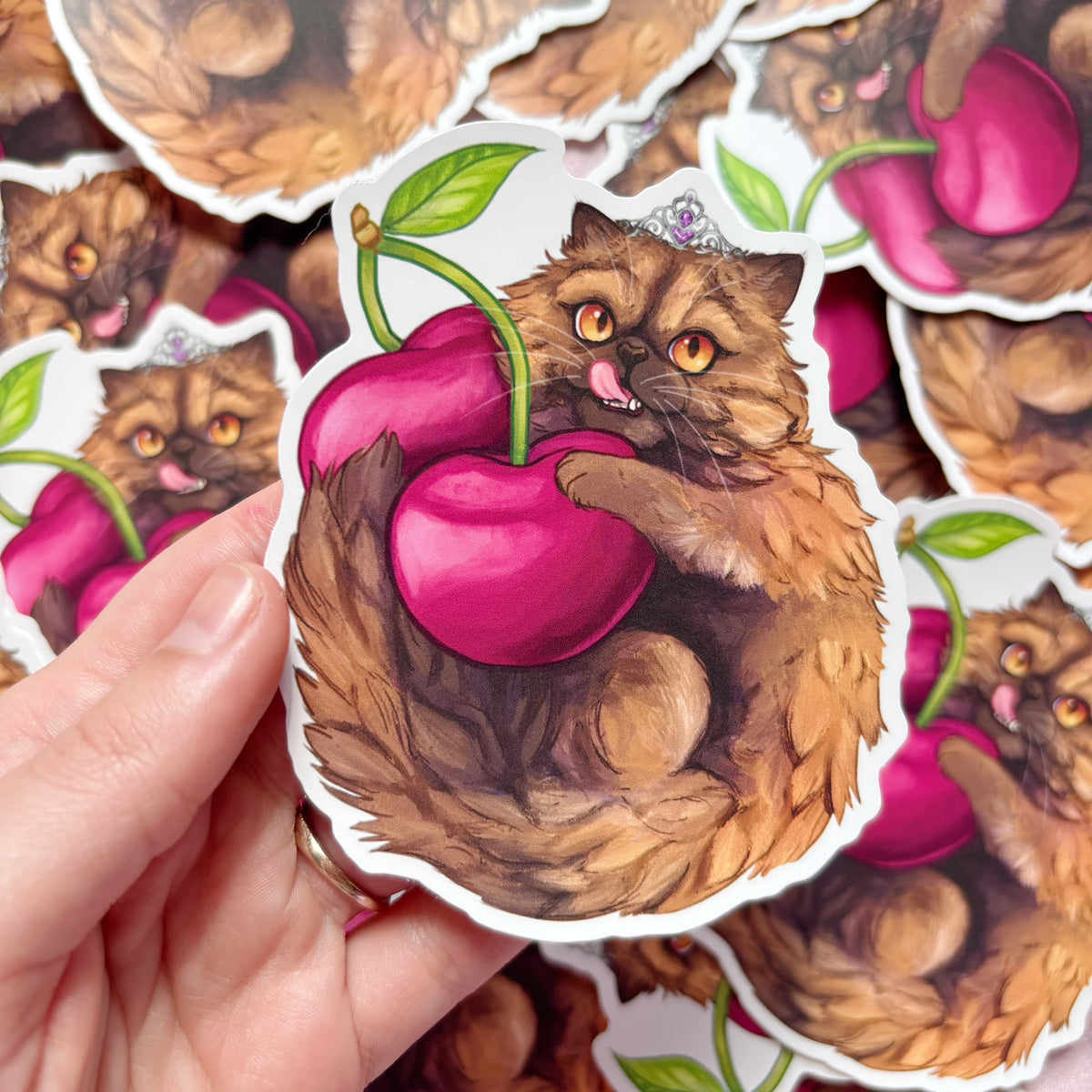 Princess Donut Dirty Shirley Cherries | Vinyl Sticker