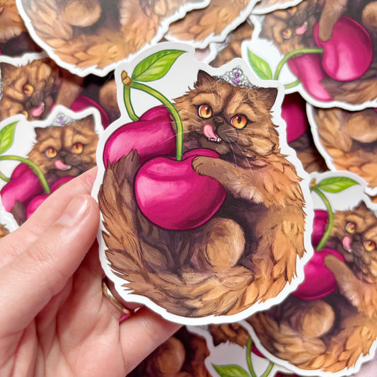 Princess Donut Dirty Shirley Cherries | Vinyl Sticker