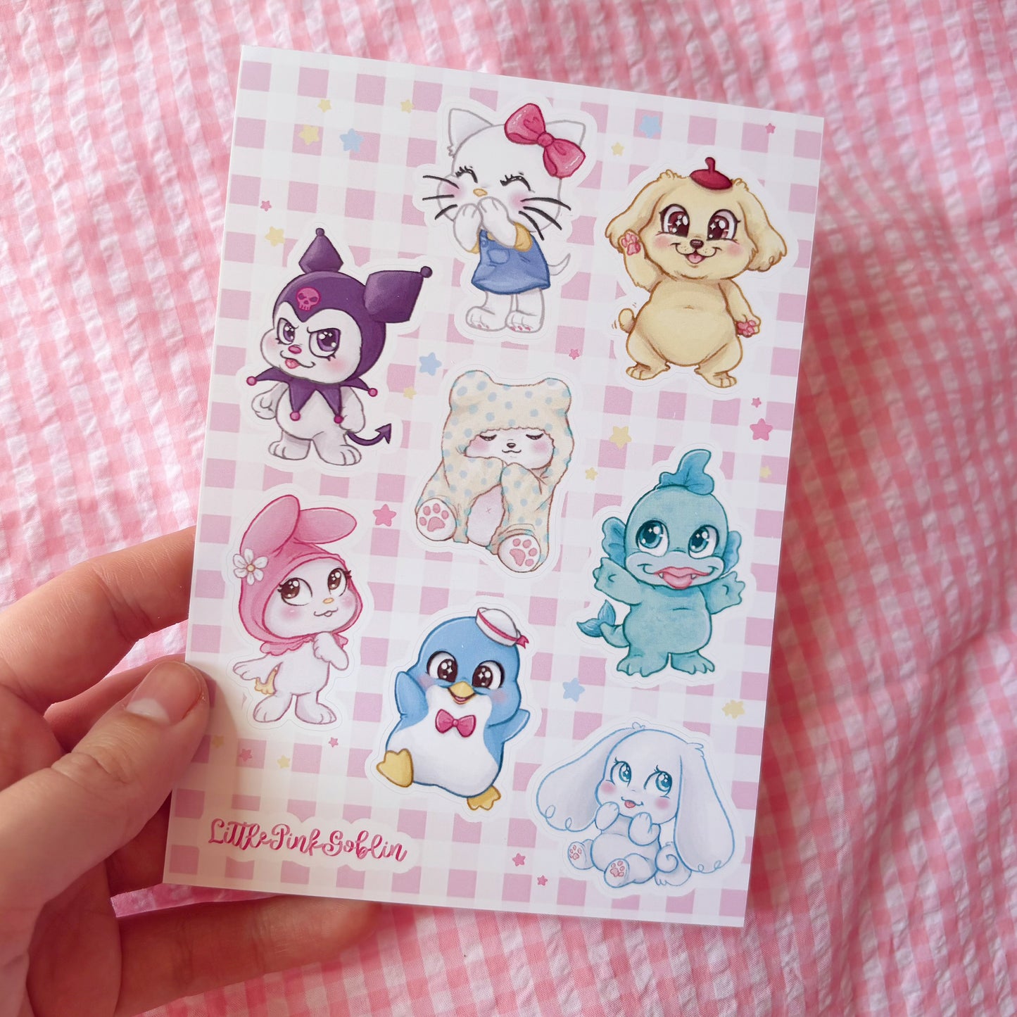 Sanrio-Inspired Cuties | Vinyl Sticker Sheet
