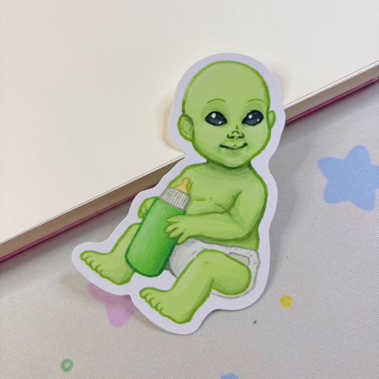 The Sims 2 Baby Alien Vinyl Sticker