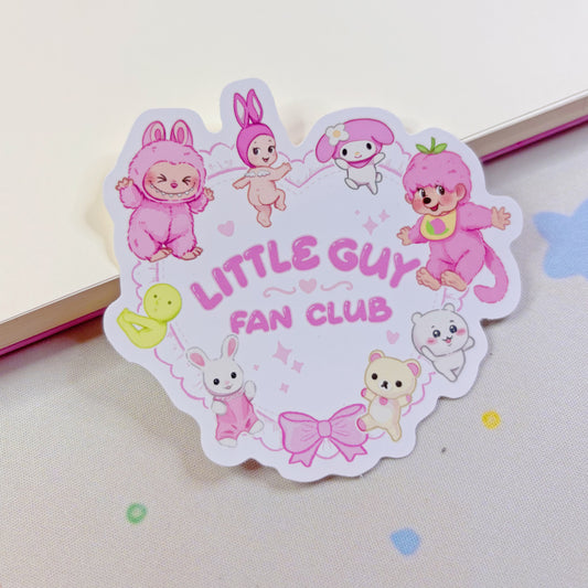 Little Guy Fan Club Vinyl Sticker