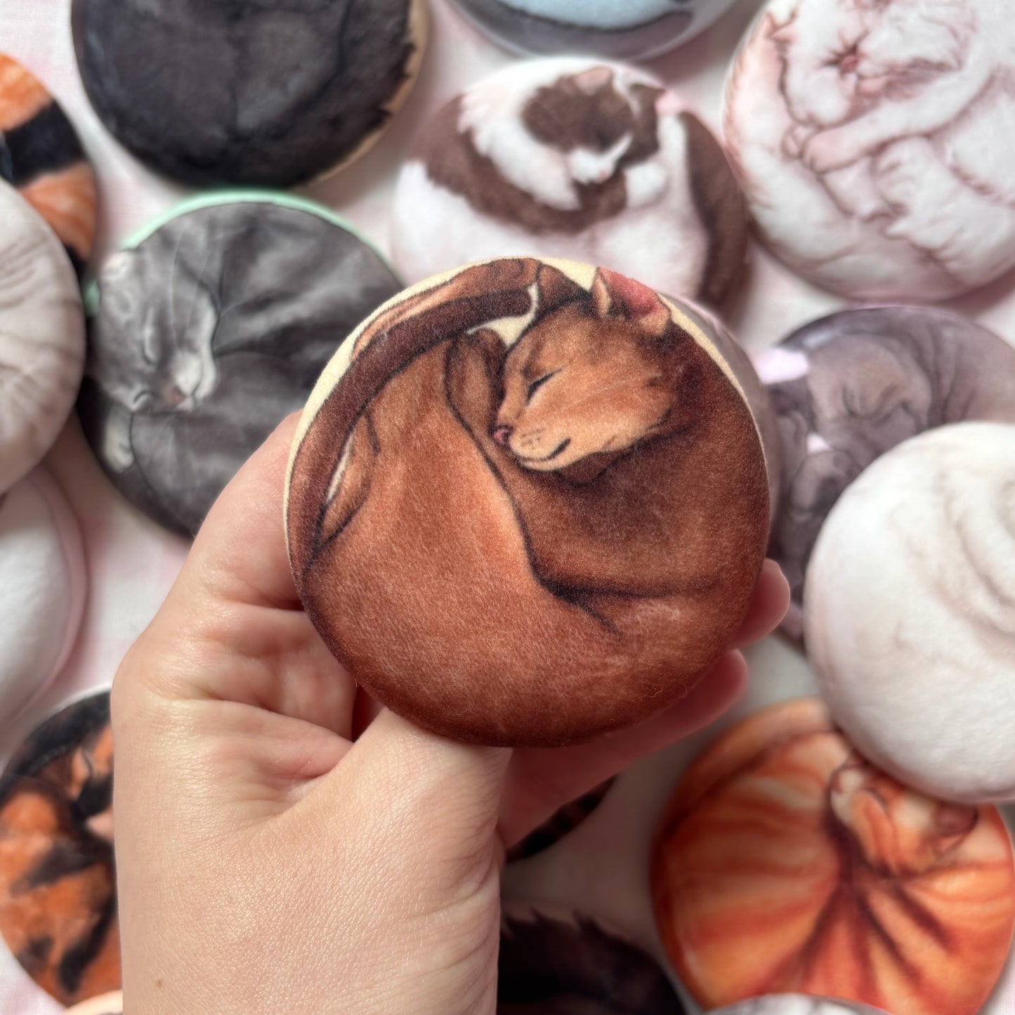 Paws & Dreams Plush Pin | Abyssinian Cat