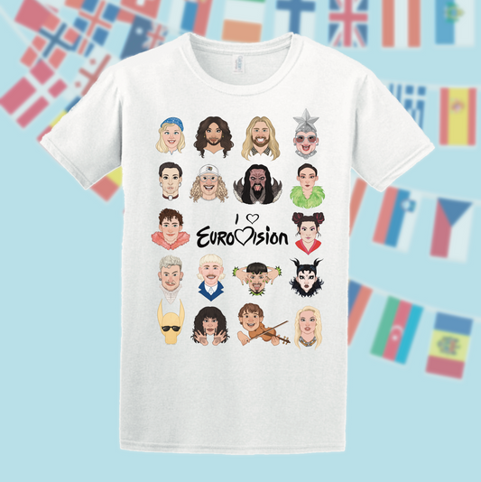 Eurovision Icons | SoftStyle Short Sleeved T-Shirt