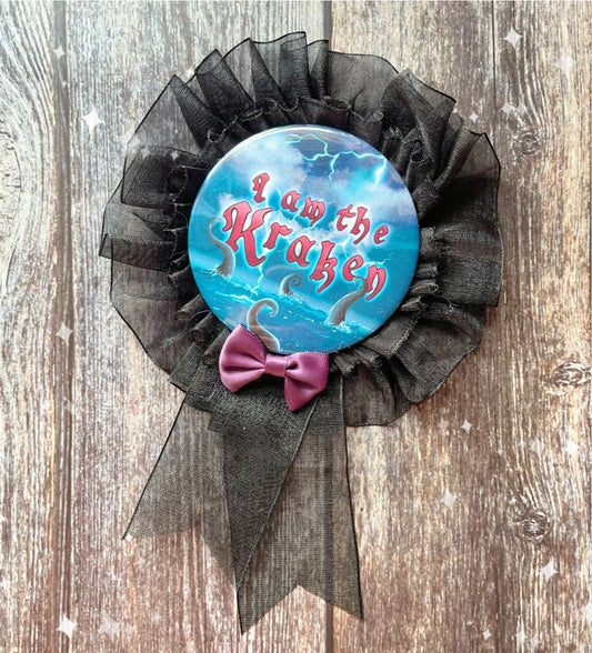 I Am The Kraken OFMD Handmade Rosette