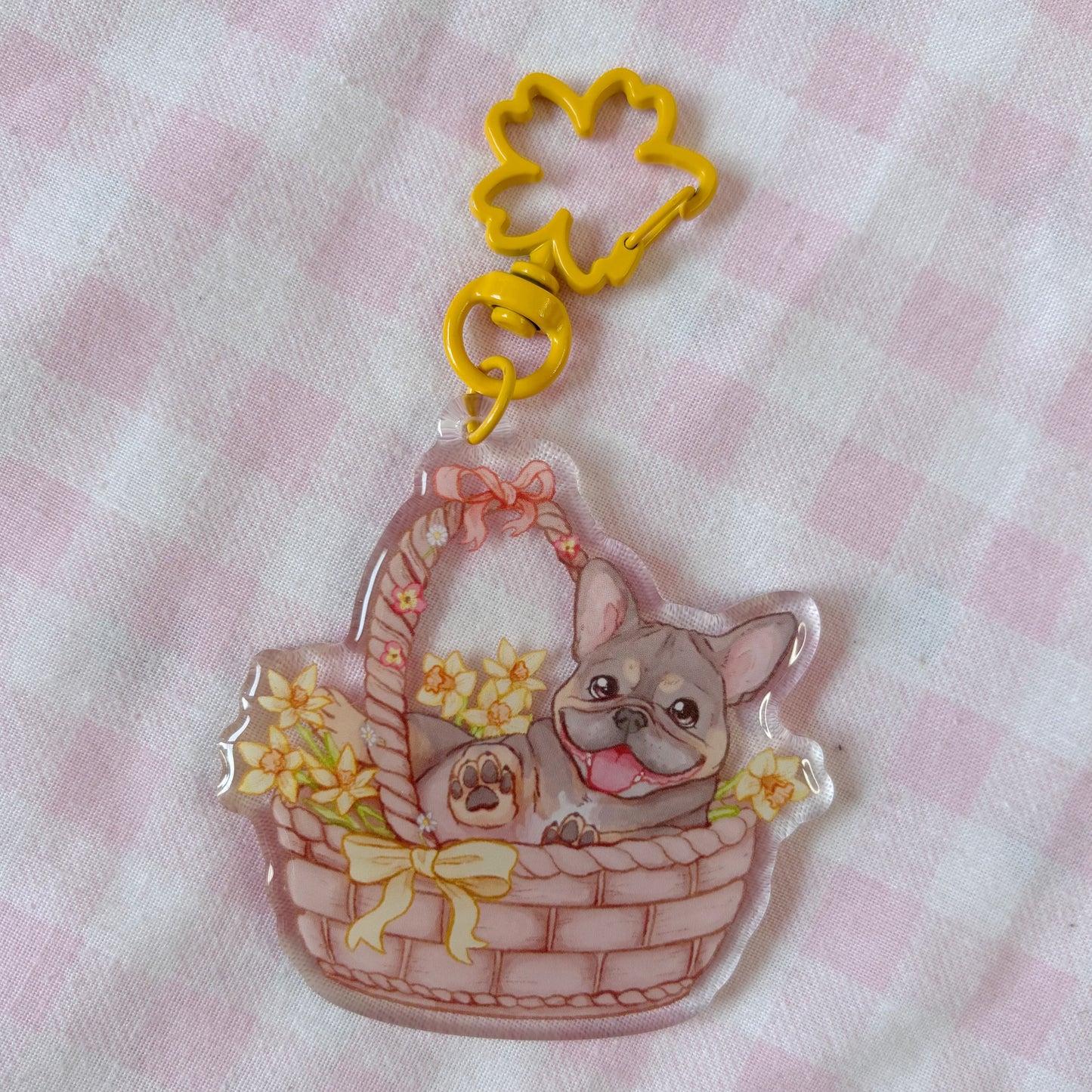 Basket Babies Cute Puppies | Acrylic Charms