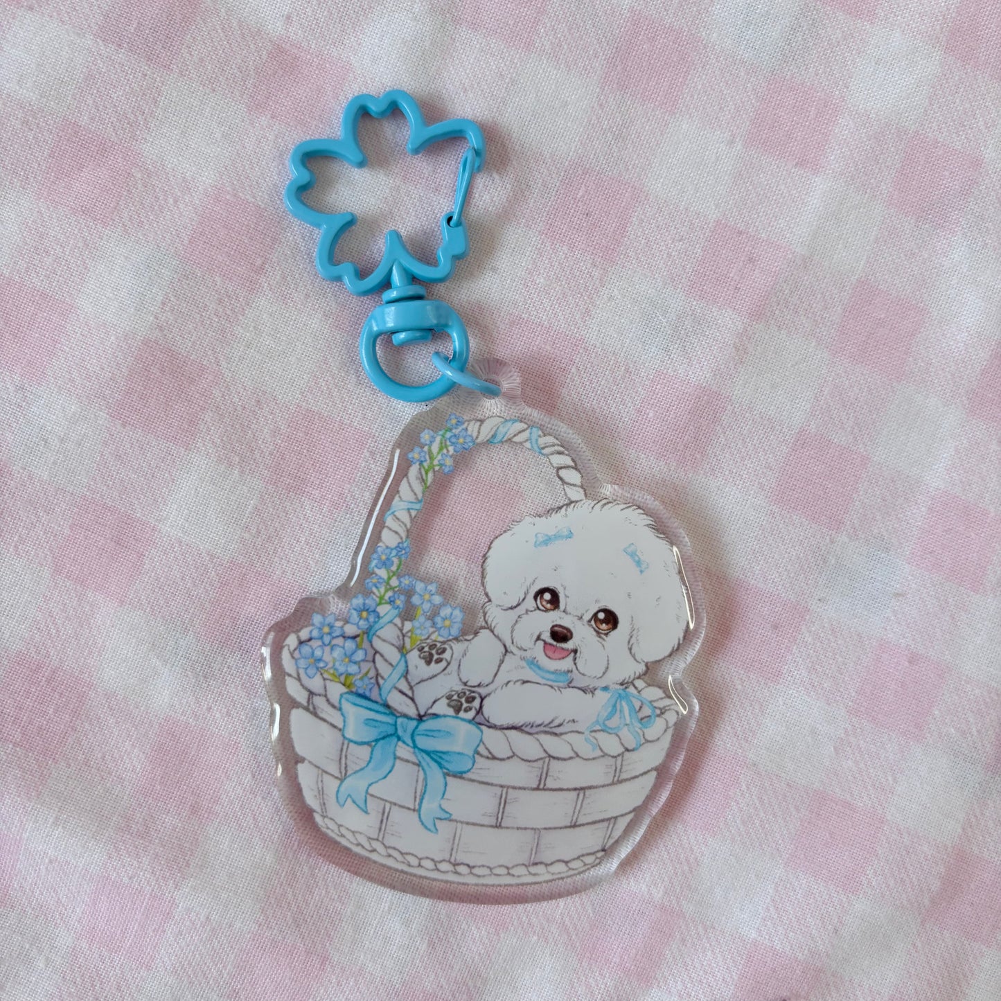 Basket Babies Cute Puppies | Acrylic Charms