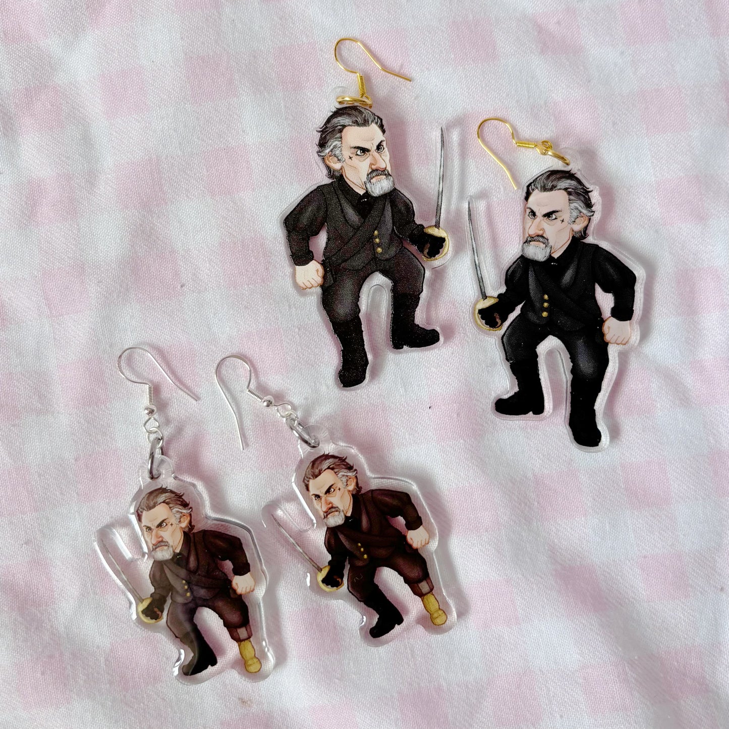 Izzy Hands Acrylic Earrings