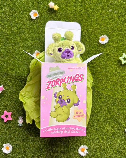 Zorpling “Geeble” Plush Bag Charm