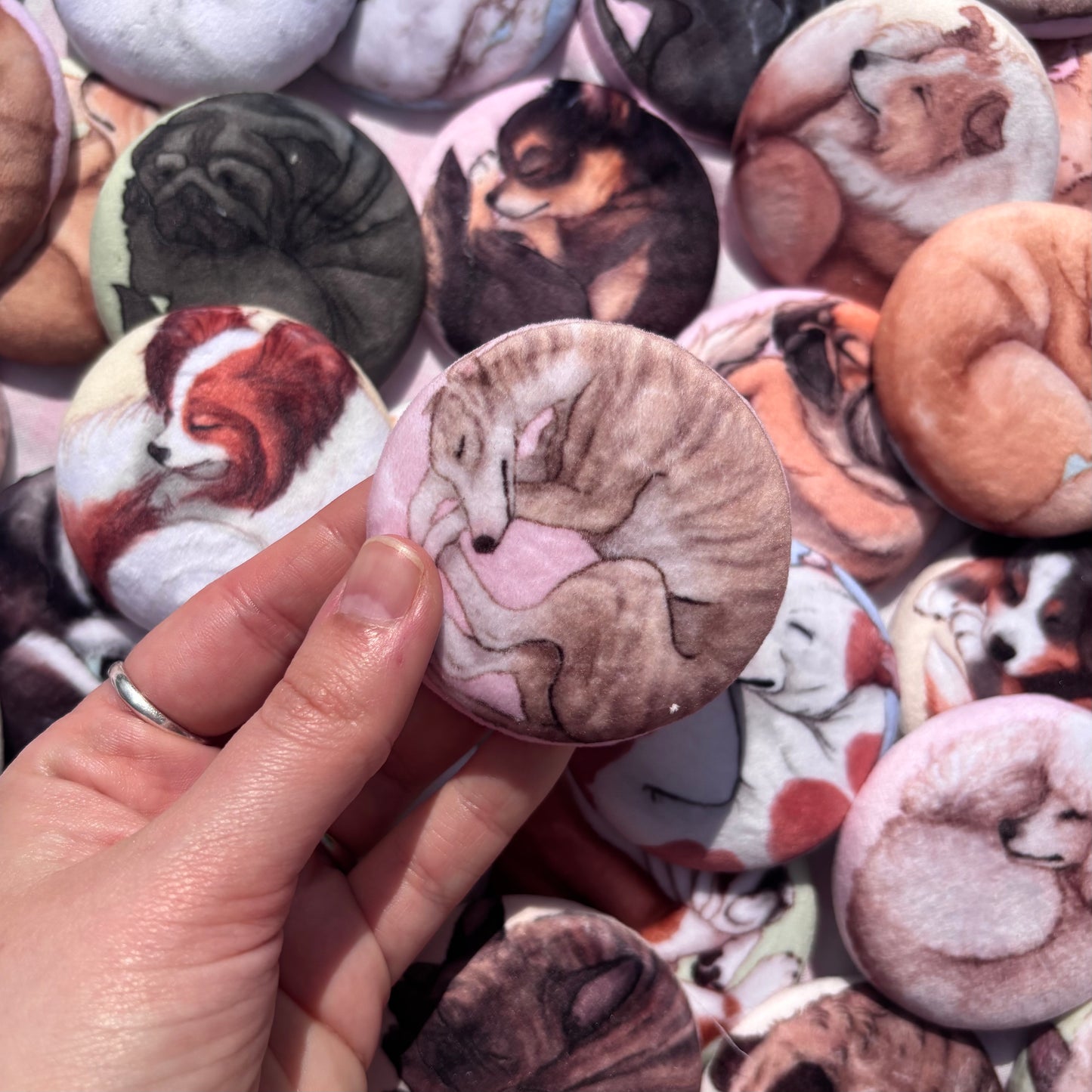 Paws & Dreams Plush Pin | Whippet