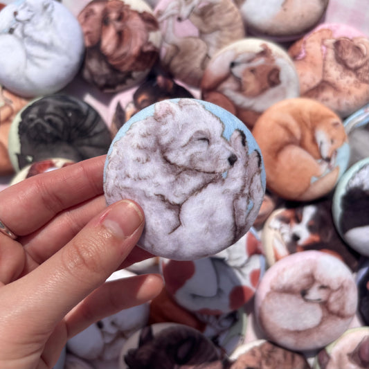 Paws & Dreams Plush Pin | Westie