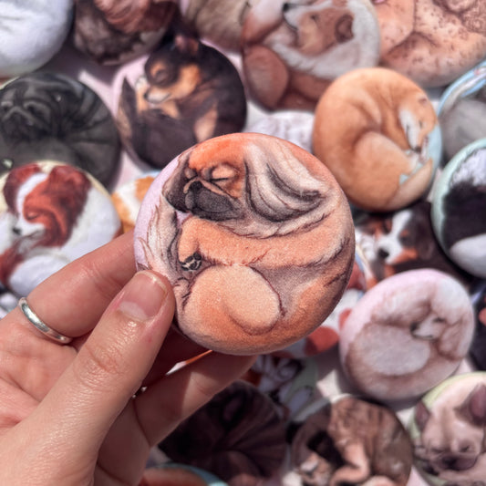 Paws & Dreams Plush Pin | Pekingese