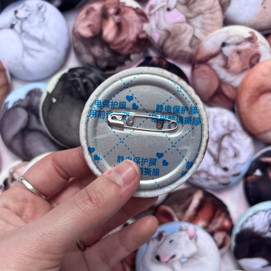 Paws & Dreams Plush Pin | Borzoi