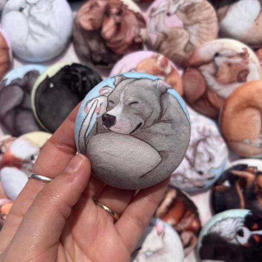 Paws & Dreams Plush Pin | Staffordshire Bull Terrier