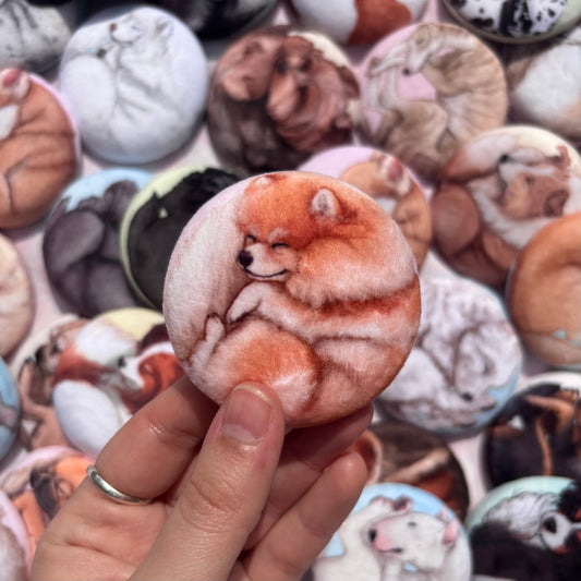 Paws & Dreams Plush Pin | Pomeranian