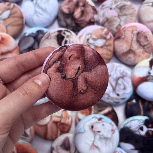 Paws & Dreams Plush Pin | Dachshund