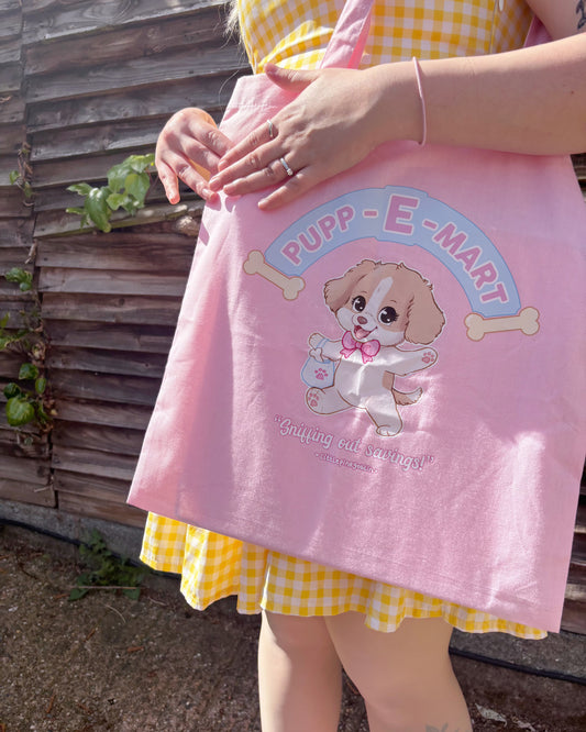 Pupp-E-Mart Tote Bag