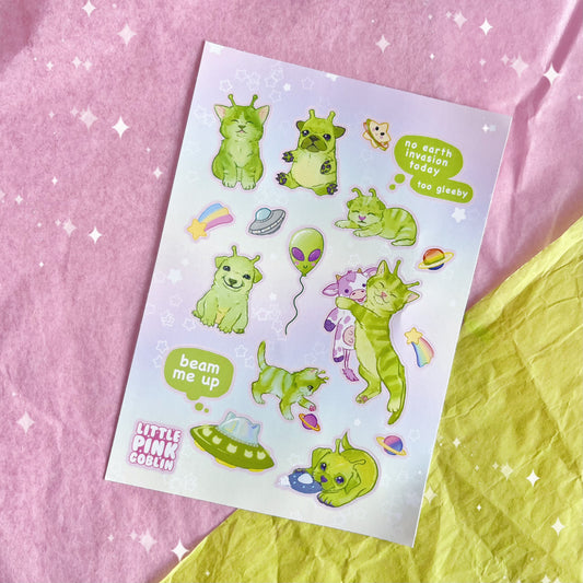 Alien Cuties | Sticker Sheet