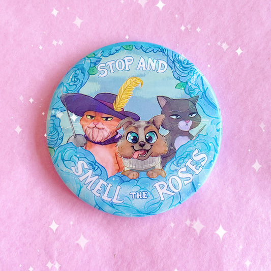 Stop And Smell The Roses | Holographic Badge