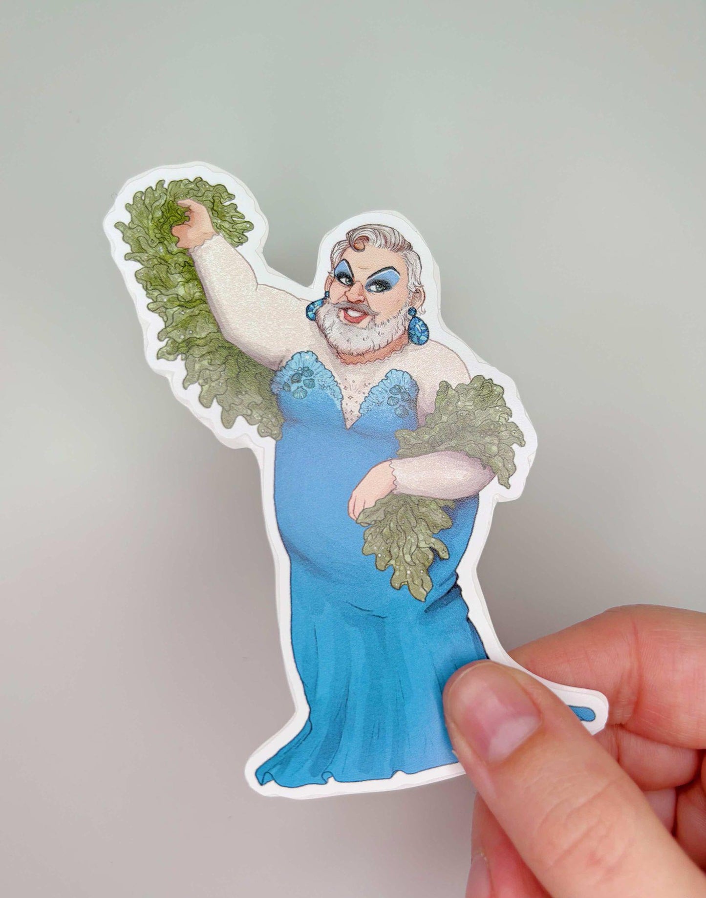 Gay Pirates Wee John as Calypso | Vinyl Sticker