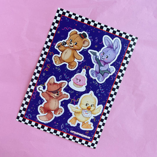 FNAF Kitsch Fan-Art | Vinyl Sticker Sheet