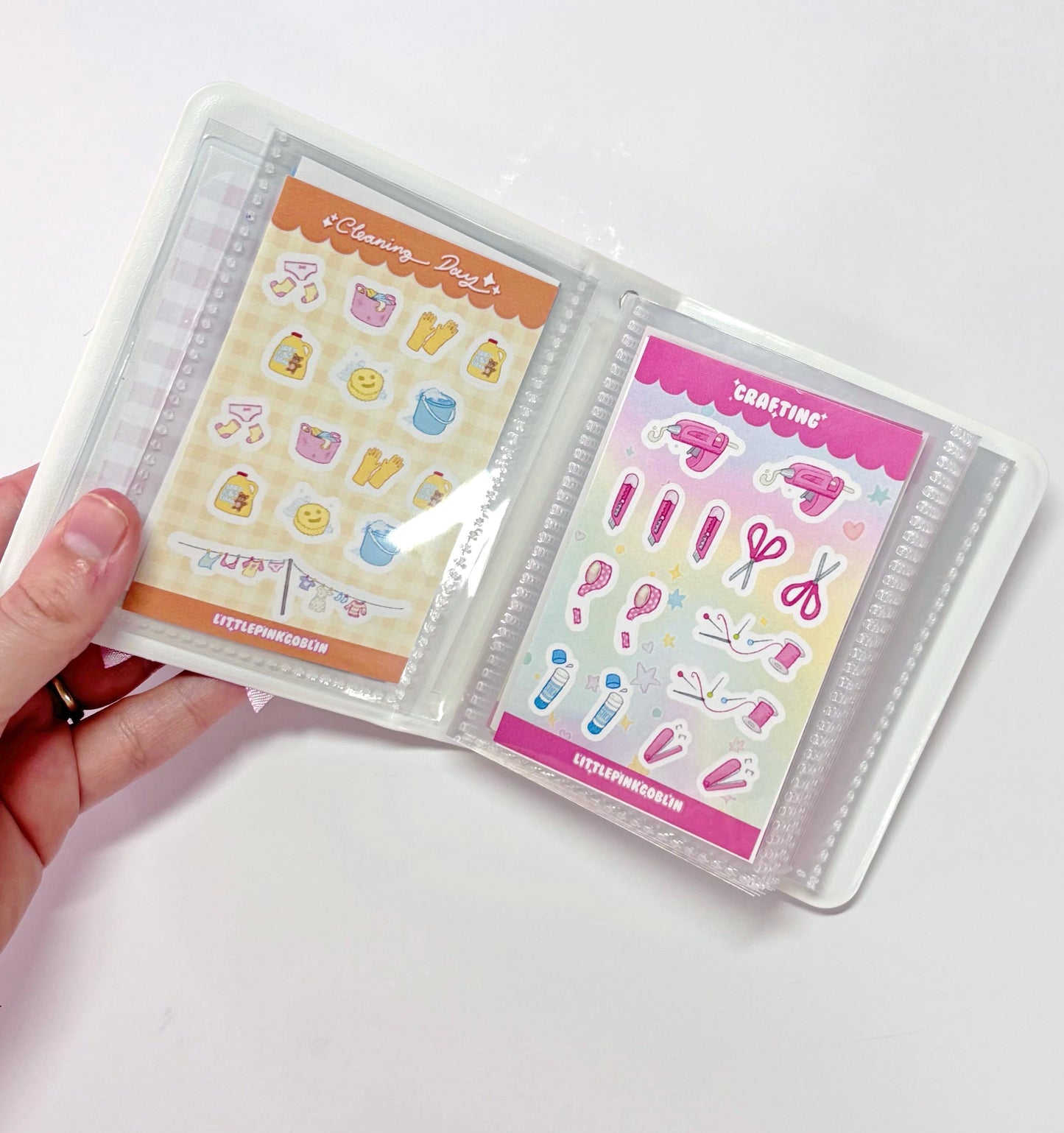Collection Binder 9x6cm with Planner Stickers