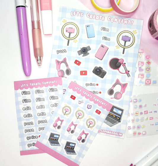 Content Creation | Planner Stickers