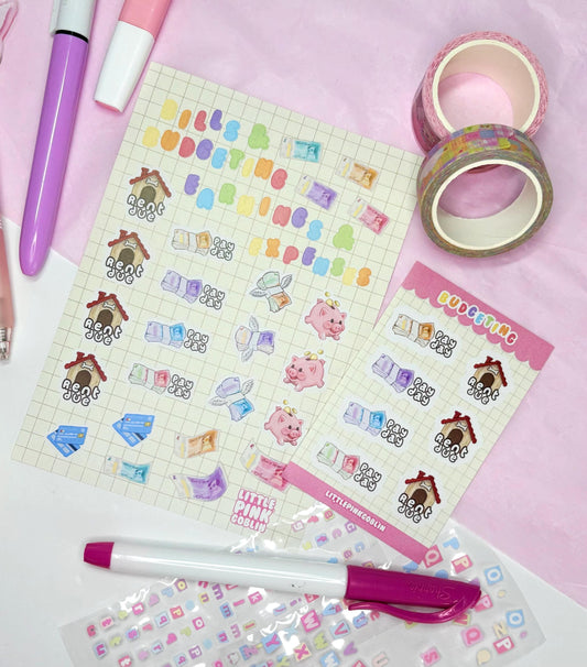 Money and Budgeting | Planner Stickers