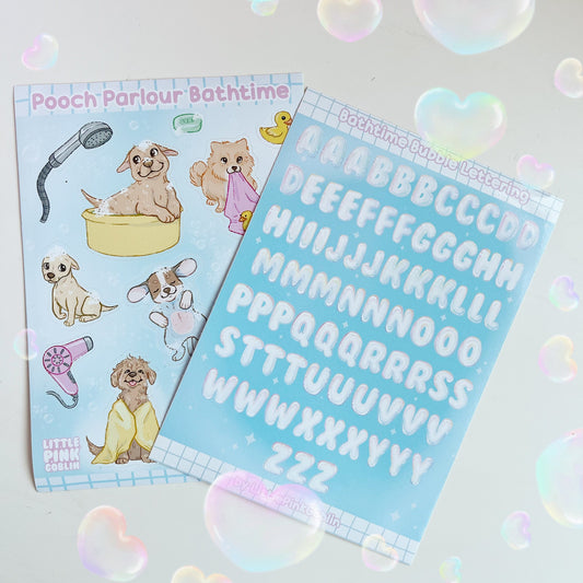Doggy Bathtime | Sticker Sheets