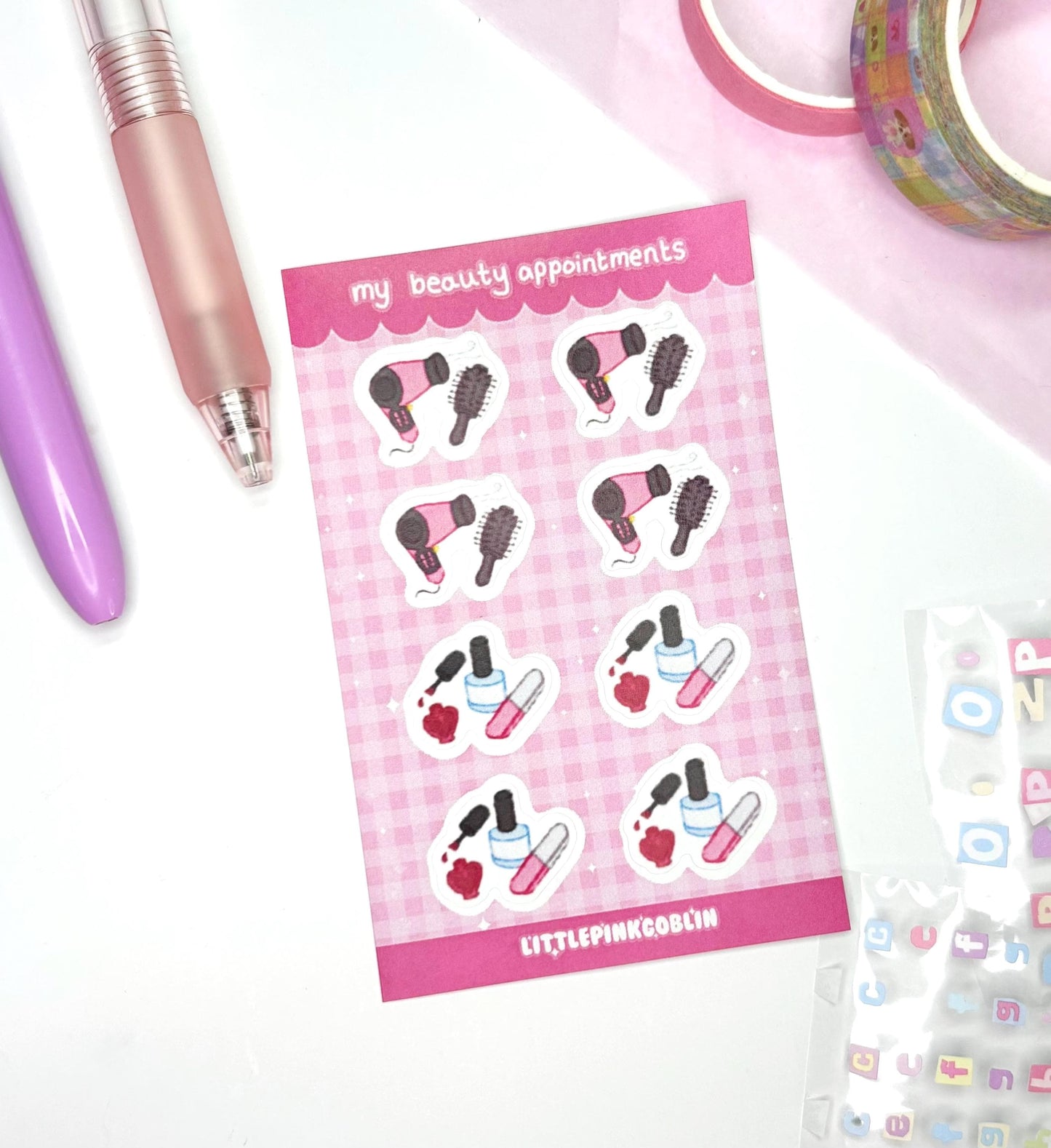 Beauty Appointments | Planner Stickers