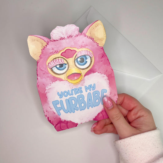 Valentine’s Day Furbabe| Greetings Card with White Envelope