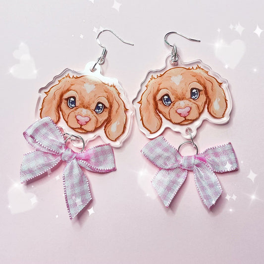LAST ONES - Baby Puppy Charm Earrings