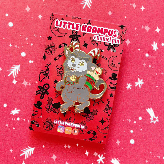 Little Krampus Enamel Pin