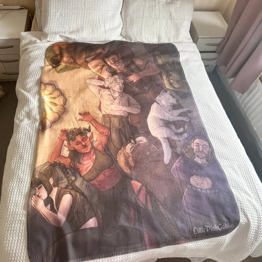 Baldurs Gate 3 Fleece Blanket