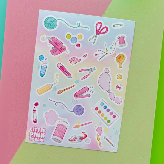 Craft Supplies | Vinyl Sticker Sheet