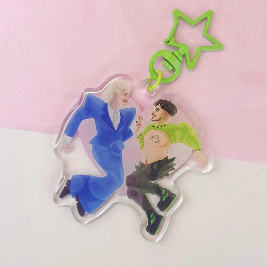 Käärijä and Joost Fan-Art Acrylic Keychain